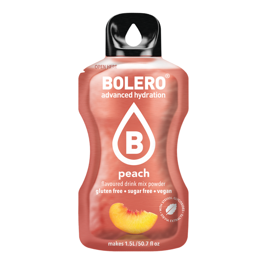 Bolero Peach drink mix sachet