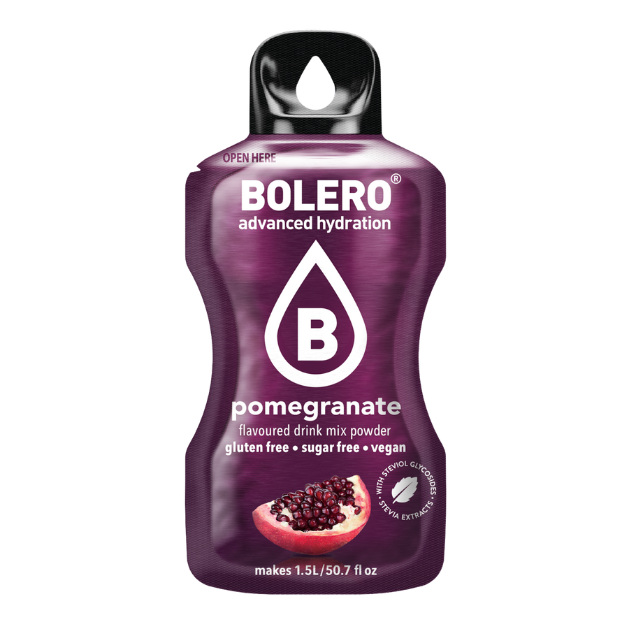 Bolero Pomegranate drink mix sachet