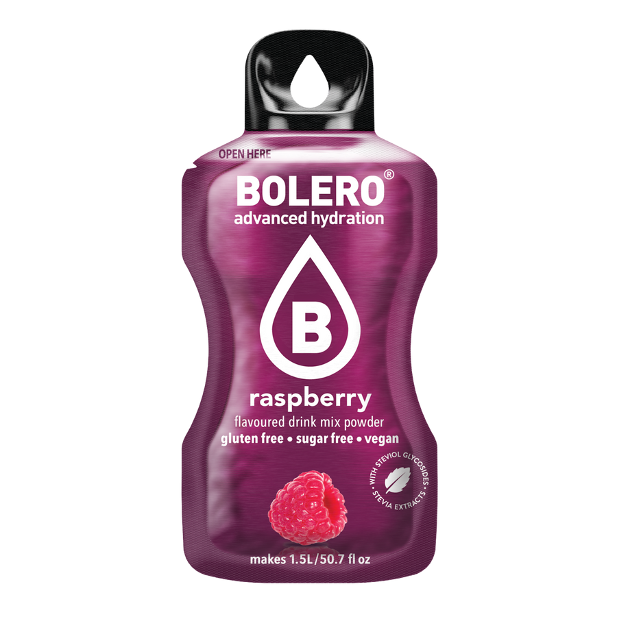 Bolero Raspberry drink mix sachet